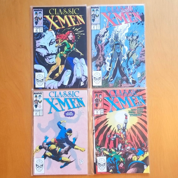 1980s Marvel Comics (Lot of 4) Classic X Men **